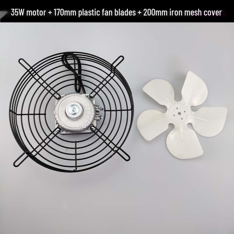 220V Shaded Pole Refrigerator & Freezer Cooling Fan Motor with Blade