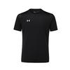 Under Armour Casual Solid Color Sports Jersey Knit Crew Neck Breathable Short Sleeve T-Shirt 2-Pack Unisex Tops Black Navy 21500525-001+21500525-409