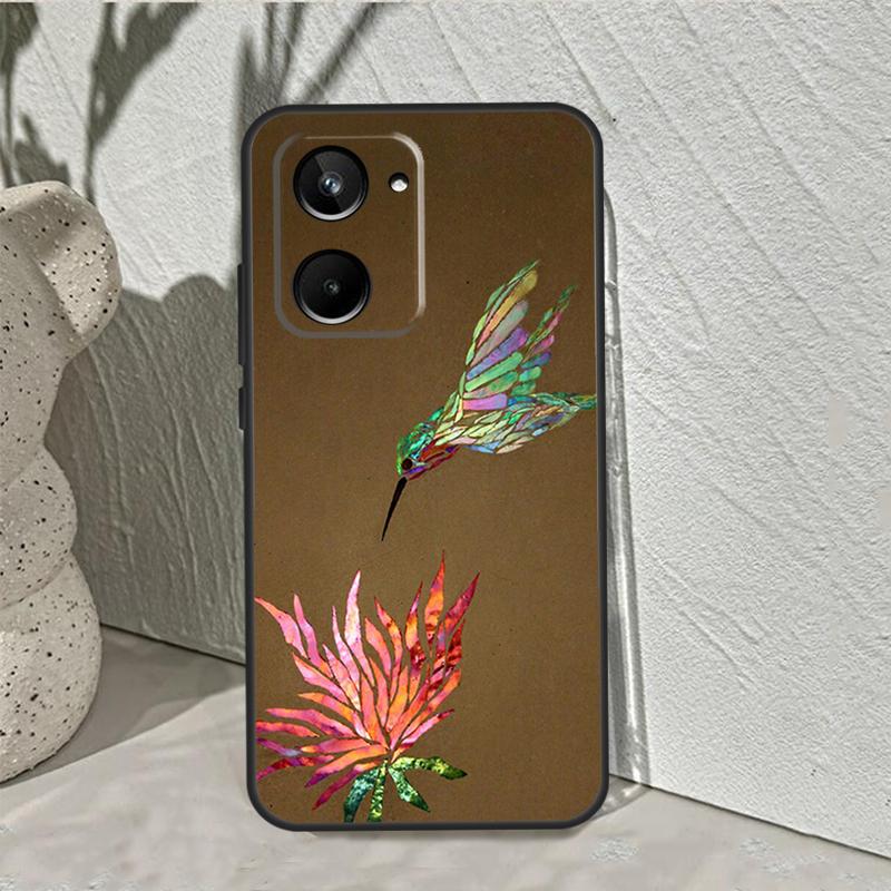 Hummingbird For Realme 10 11 12 13 14 Pro Plus C55 C71 C75 C67 C63 C51 C61 C53 C35 C65 GT6 GT7 Pro Case