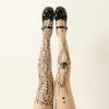 Spider Web Halloween Pantyhose Elasticity Stockings Bat Pattern Tights  Alternative Fashion