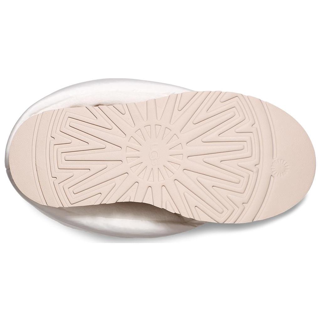 UGG Klassische Mini Dipper Puffer Weiße Keramik Damen Sneaker Creme 1158275-WCRM