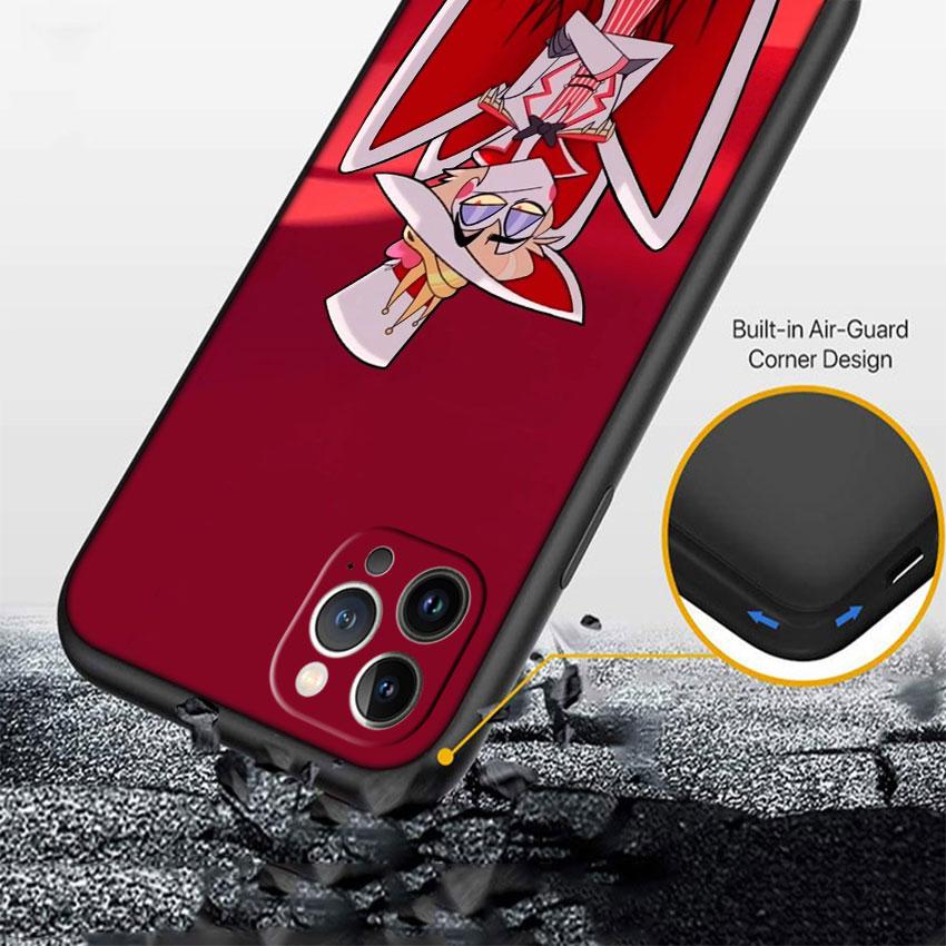 BF68 H-Hazbins Alastor H-Hotels Soft Shell Phone Case for Redmi Note 13 14 Pro+ Plus A3 A3X 13X 13C 13R 14S 14C 14R