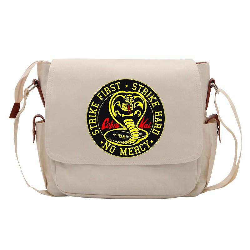 Cobra Kai Anime Crossbody Bag Oxford Cloth Large Capacity Casual Shoulder Students