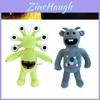 Fun And Colorful Joyville Monster Plush Toy 28cm Blue Two-eyed Monster 119g Soft Short Plush Pp Cotton Filling