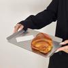 Snow Grey Serving Platter Rust Resistant Steak Dish Stainless Steel Serving Tray  Home Decoration
