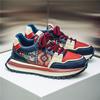 Casual sneakers teen cloth platform dad trendy shoes
