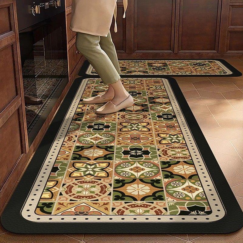 Protiskluzové kuchyňské koberce do obývacího pokoje Dlouhý běhoun Kuchyňská podložka Koberce Vstupní rohožka Bytová dekorace Alfombra Tapis