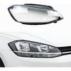 Car Headlight Lens Cover, Compatible with VW Golf 7.5 MK7.5 GTI GTR 2018-2020, Transparent Headlight Shell Lens(A Pair)