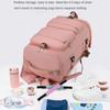Large Capacity Women Shoulder Travel Backpack Dry Wet Separation Zipper Sports Yoga Luggage Bags with Shoe Compartment