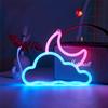 Gamepad Fire Moon Star LED Bright Neon Light Night Sign Modeling Lamp Room Wall Art Decoration Wholesale Xmas Birthday Wedding