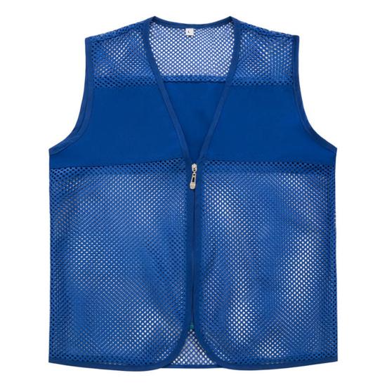 Vest Top Trendy Zipper Closure V Neck Vest Jacket Women Men Uniform Team Top Work Vest Daily Life