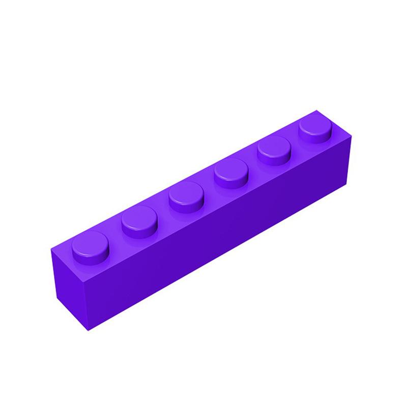 50g/21Pcs 3009 1x6 Block Moc High 6 Hole Color Accessories Compatible with Brick DIY Children's Toy Assembly Gift Storage