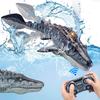 RC Mosasaurus Dinosaur Boat Toy 2.4GHz Remote Control Electric Water Animal Ship for Kids Outdoor Pool Summer Boys Birthday Gift