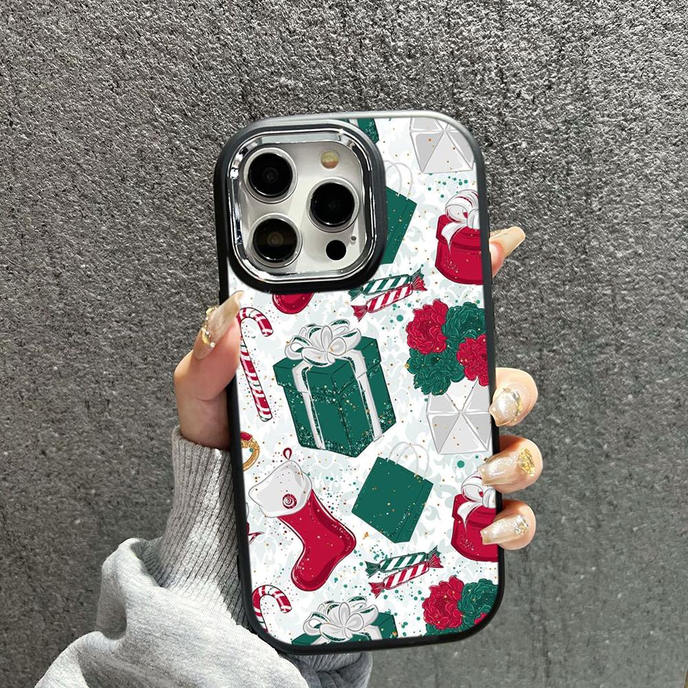 N115 Веселый рождественский дизайн С Новым годом Мягкие чехлы для телефонов iPhone 16Pro — фото 7