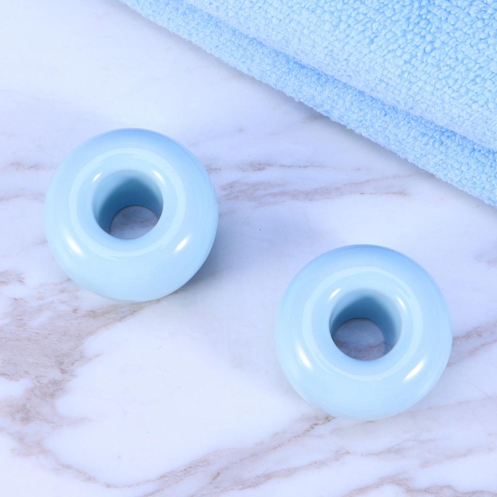 3Pcs Ceramic Toothbrush Stand Functional Bathroom Accessory Keeps Brush Dry in Humid Areas Minimalist Decorative Holder