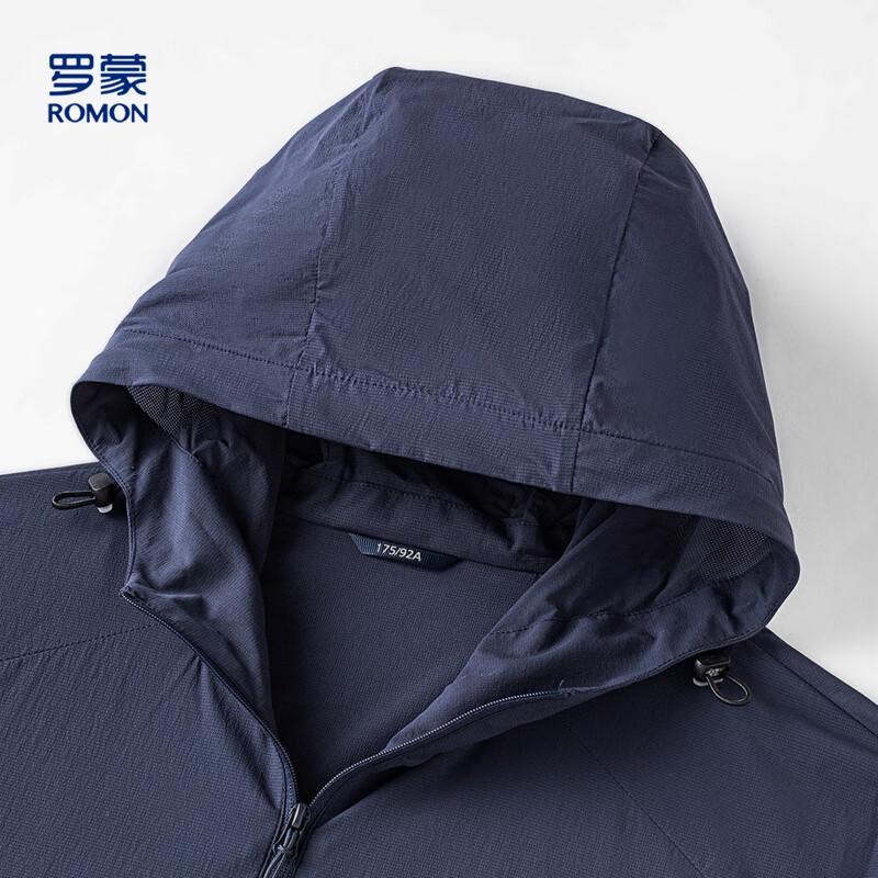 ROMON Men's Hooded Casual Jacket
