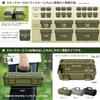 RISU Storage Box Trunk Cargo Stack Cargo 4L Green Made in Japan Tool Box Outdoor Storage Camping Waterproof GHON184 Approx. S-4