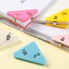 10Pcs 2x1.54Inch Plastic Triangle Clips Multipurpose File Clamp For Documents Photos Cards Offices School Supplies