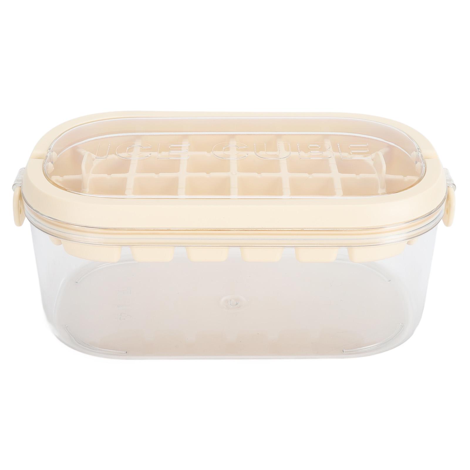 

Tray with Lid Bin 2 Layer Ice Trays for with Lid Ice Scoop Make 28 s 26 Round s