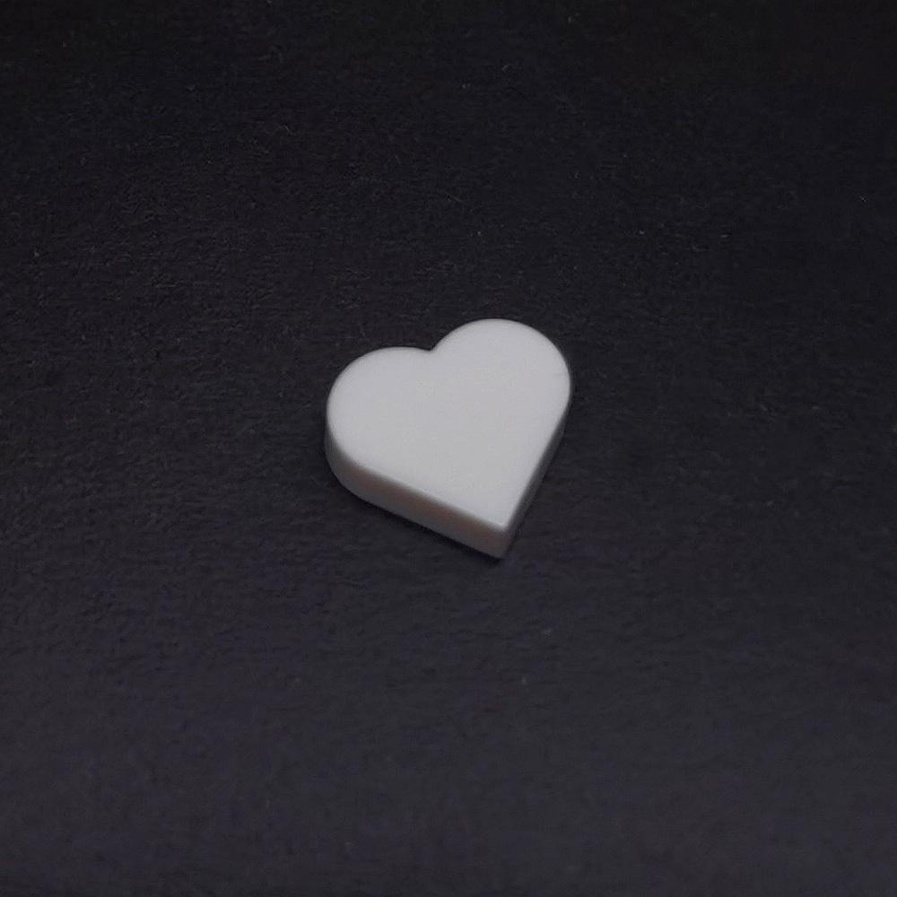 Small Particle Building Block Plane 1 × 1 Heart-shaped Building Block Accessories Love Peach Light Panel Scene