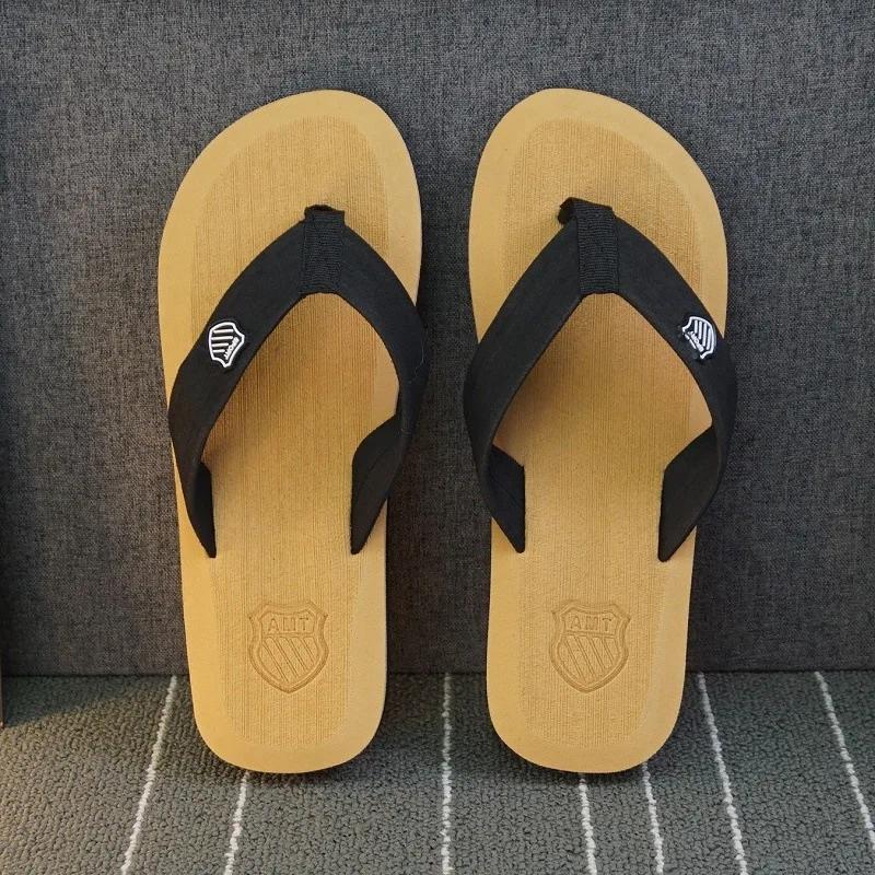Fashion Summer New Cross-border Xiaobei Style Flip Flops Men's Casual Fashion Trend Beach Clip On Slippers