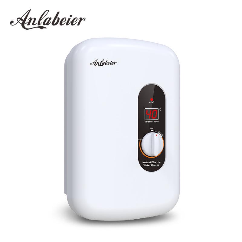 Compact Electric Water Heater with Adjustable Temperature for Shower and Bath, CE CB Certified