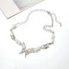 New Butterfly Wings Pearl Necklaces Women Personality Simple Temperament Hundred Match Necklace Party Jewelry Gift Necklaces