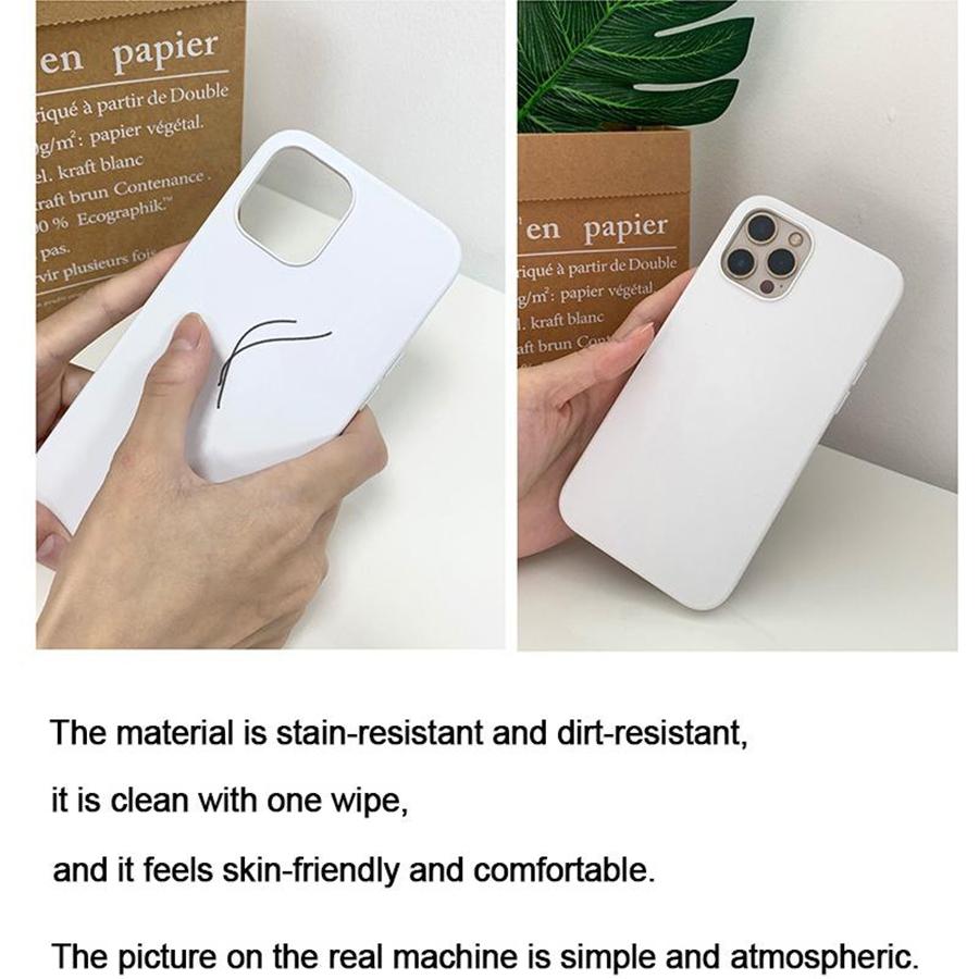 Ins Chic Liquid Silicone Full dekket Soft Gel Gummi Telefonveske Beskyttelsesdeksel For iPhone 16 15 14 Pro Max 14Plus 15Plus XR XS Max 11 12 13 Pro Max