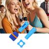 Silicone Wireless Microphone Handle Sleeve Anti Fall Mic   Cover with Windscreen Anti Slip   for KTV Home Karaoke Stagr