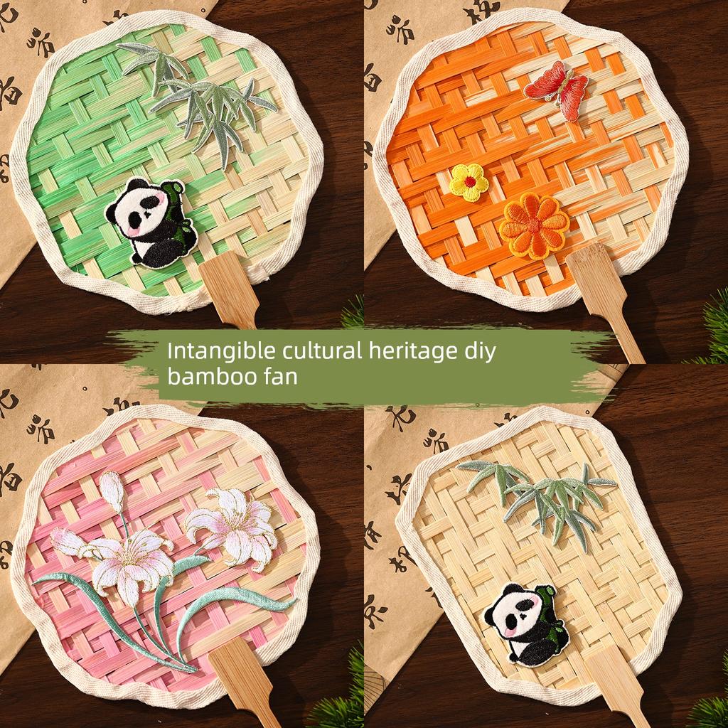 Traditional Chinese Style Fan with Ancient Fairy Spirit, Portable Handmade DIY Fan for Children, Classical Opera Fan, Chinese Traditional Heritage