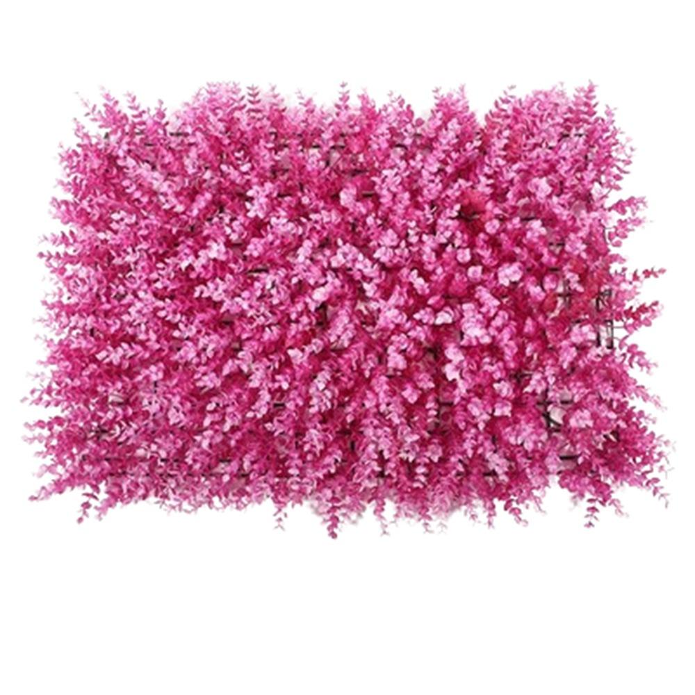 Plastic Lawn Artificial Plant Wall Panel UV Resistant Fake Lawn Carpet  Party Decor