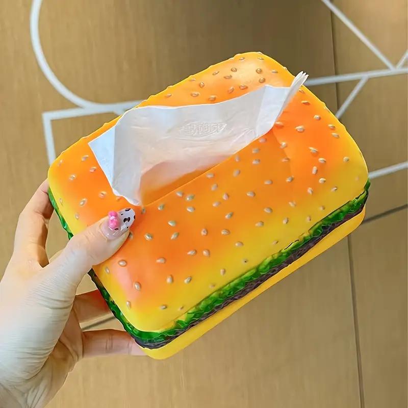 New Cute Burger Paper Box Cute Burger Home Living Room Tea Table Decoration Gift for Friends' Birthday