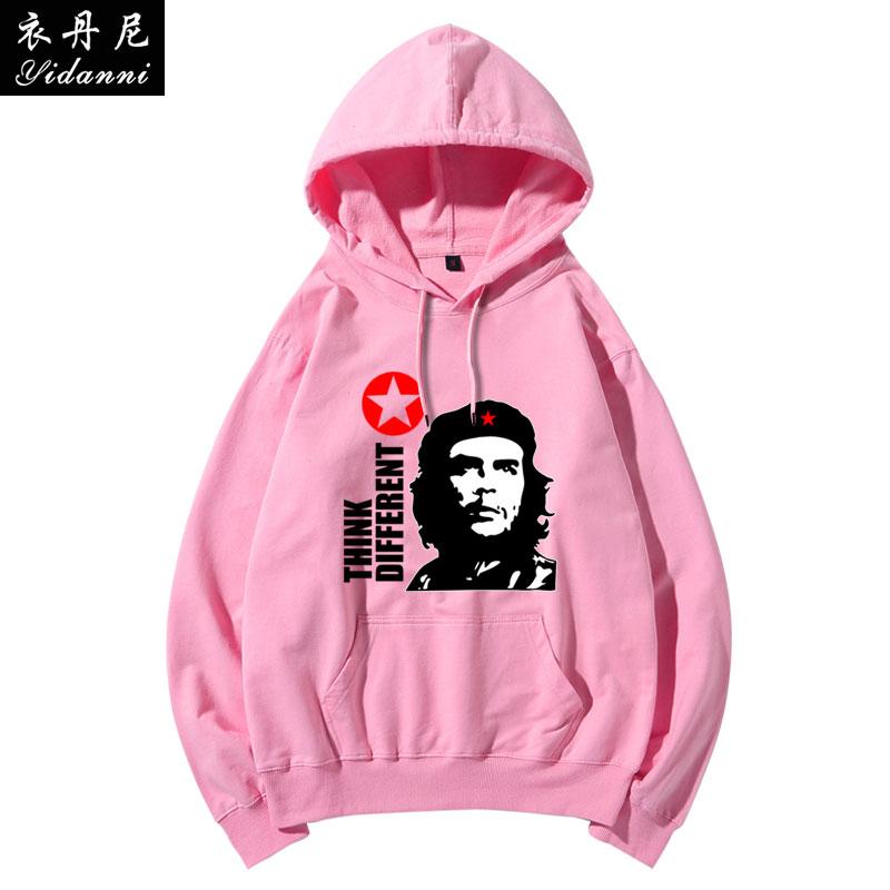 2025 Autumn New Collection - Limited Edition - Cuban Red Revolutionary Hero Che Guevara Print Hooded Sweatshirt