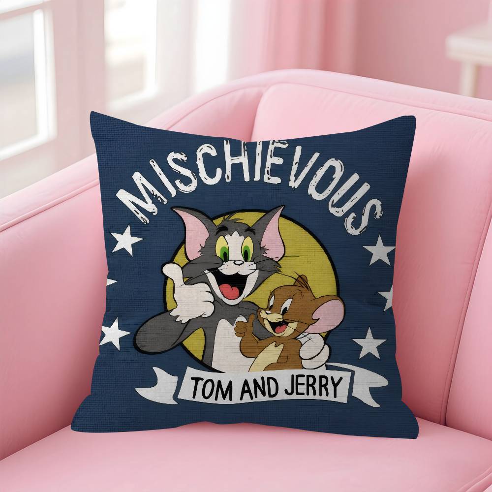 Pillow Anime Pillow Sofa Bed Head Pillow Cover Cushion Cover Fashion Anime Tom Funny Jerrymouse