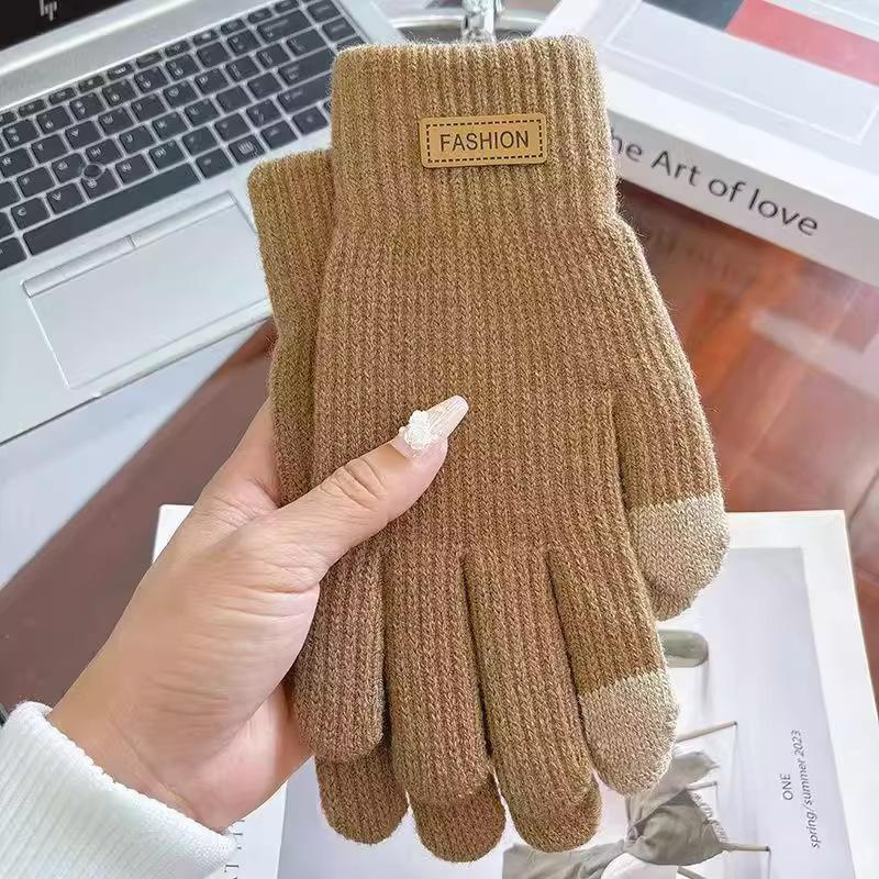 Unisex Winter Touchscreen-compatible Thermal Fleece-lined Thickened Cycling Gloves
