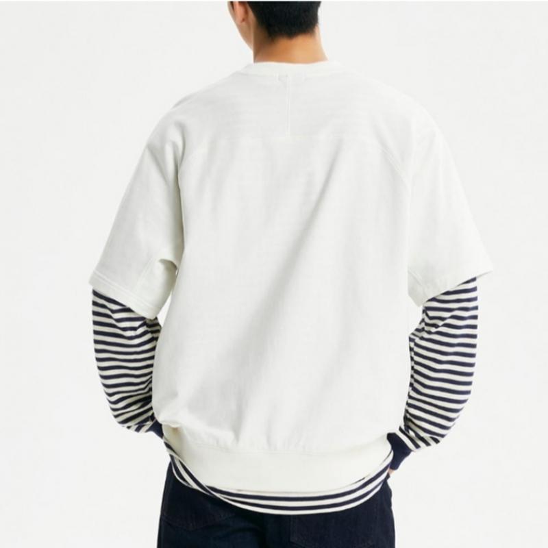 New Balance Uni Short Sleeve Sweatshirt Semi Overfit Nbnce21053 64 Sweatshirt