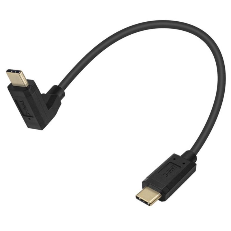 90 Degree Angle Type C Cable Charging Wire Long Fast Charging 10Gbps Data Transfer Cord for Phone Tablet Laptop