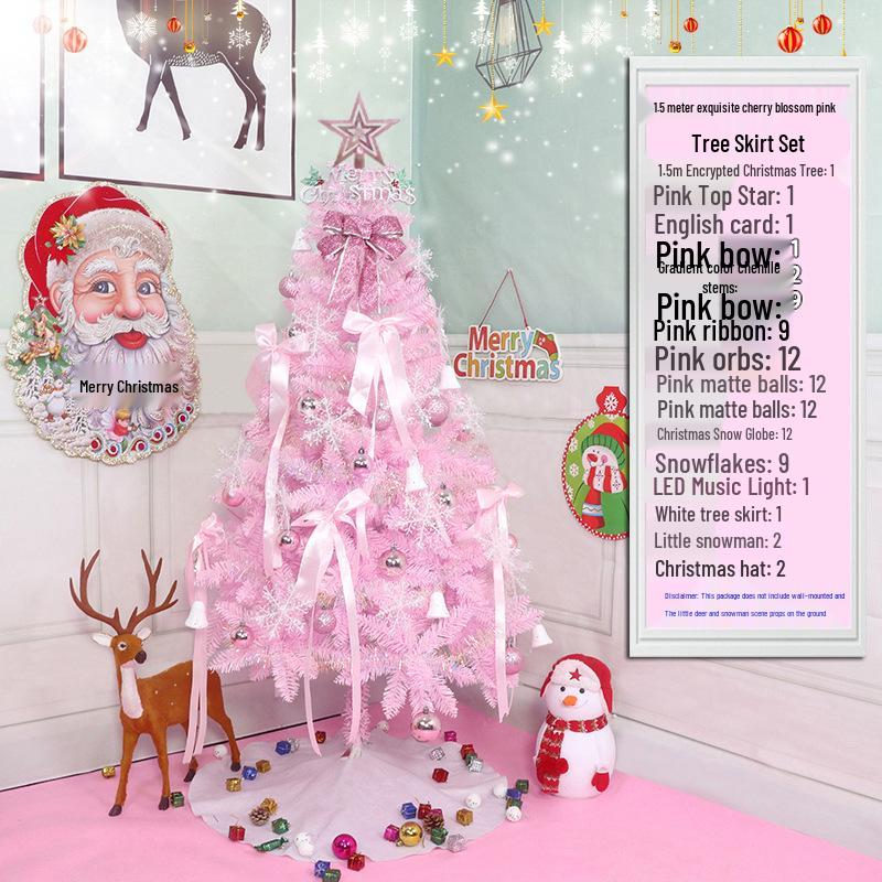 Christmas Tree Set with Window Decorations (60cm, 1.2m, 1.5m, 1.8m, 2.1m)