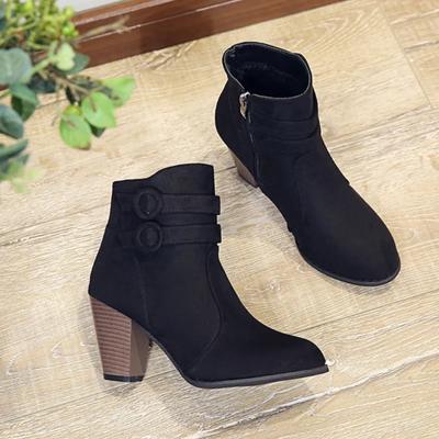Herbst winter frauen mit hohen absätzen stiefel Komfortable warme frauen baumwolle schuhe neue Tragen-beständig nicht-slip frauen stiefel botas mujer