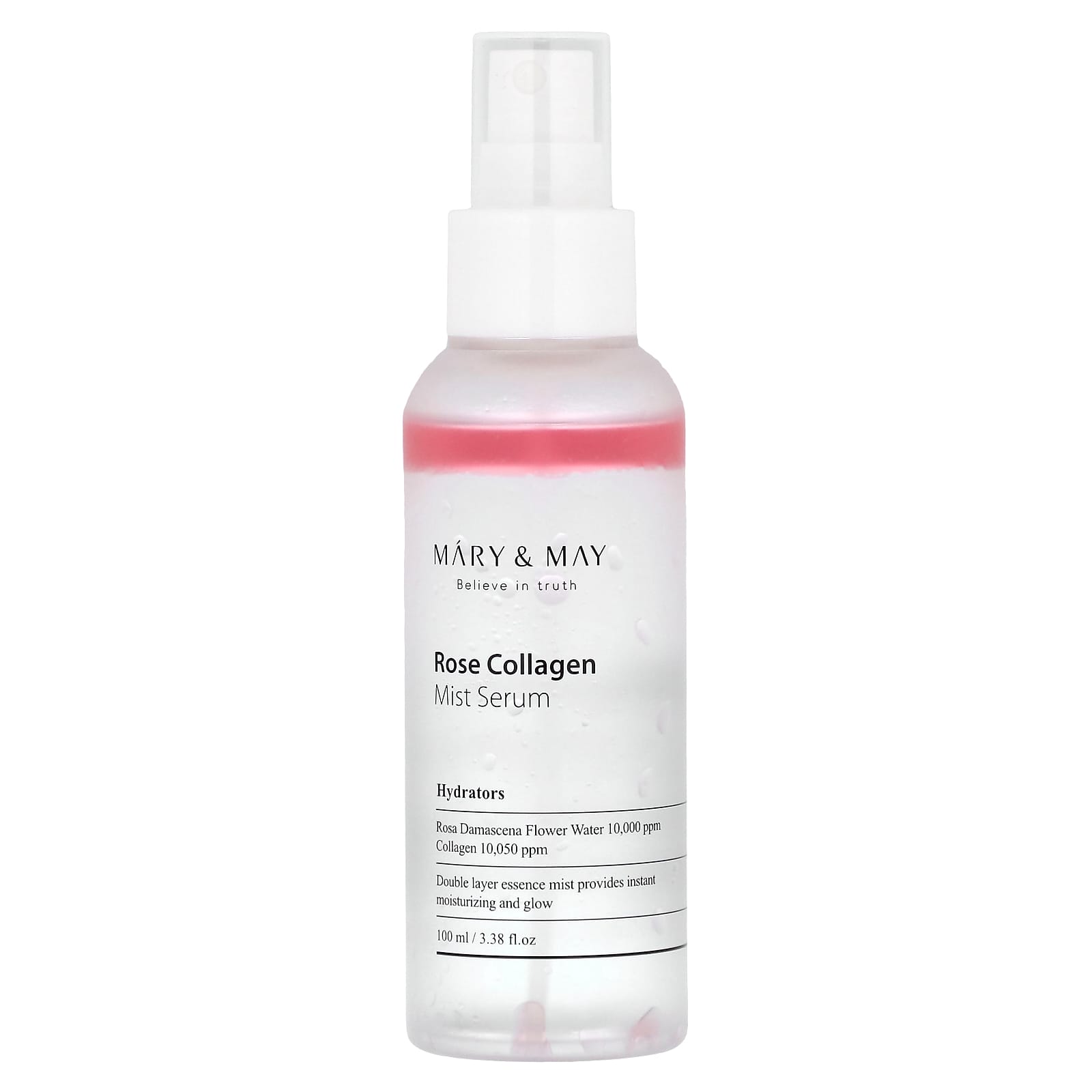 

Mary & May, Rose Collagen Mist Serum, 100Ml(3.38Fl Oz)