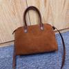 Leather Women's Bag Handbag Matte First Layer Cowhide Tote Bag Large Capacity Retro Commuter Shoulder Women's Bag