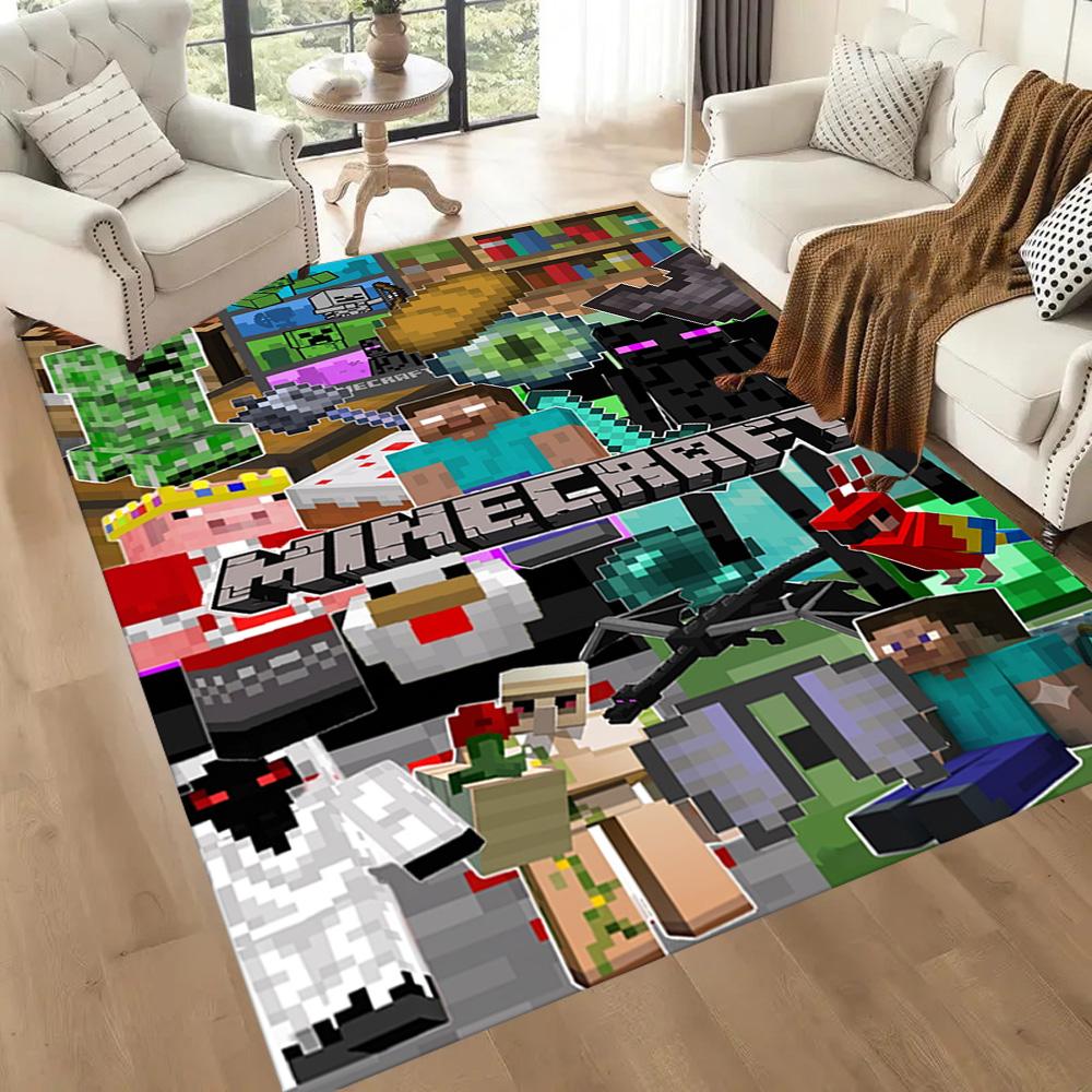 Minecraft 103 Carpet Suitable for Living Rooms Playrooms Game Room Dining Room Antislip Carpet Anime Office Decor Spiritual Gift