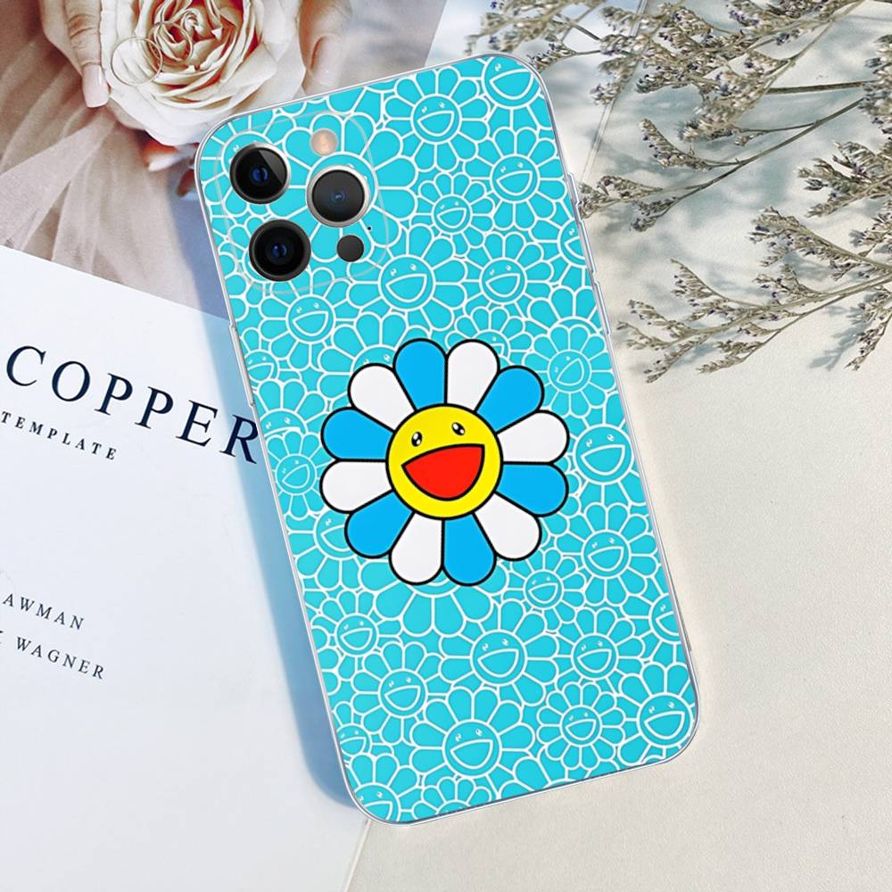 Art Japanese M-Murakami Artisti T-Takash TPU Silicone Case For IPhone 11 12 13 14 15 16 17 Pro Max Shockproof Clear Back Cover