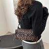 Summer beauty niche high sense trend leopard print casual portable shoulder underarm bag women's bag