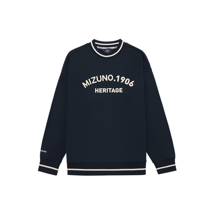Mizuno Sweatshirt Unisex Navy Blue D2CC36H115 L