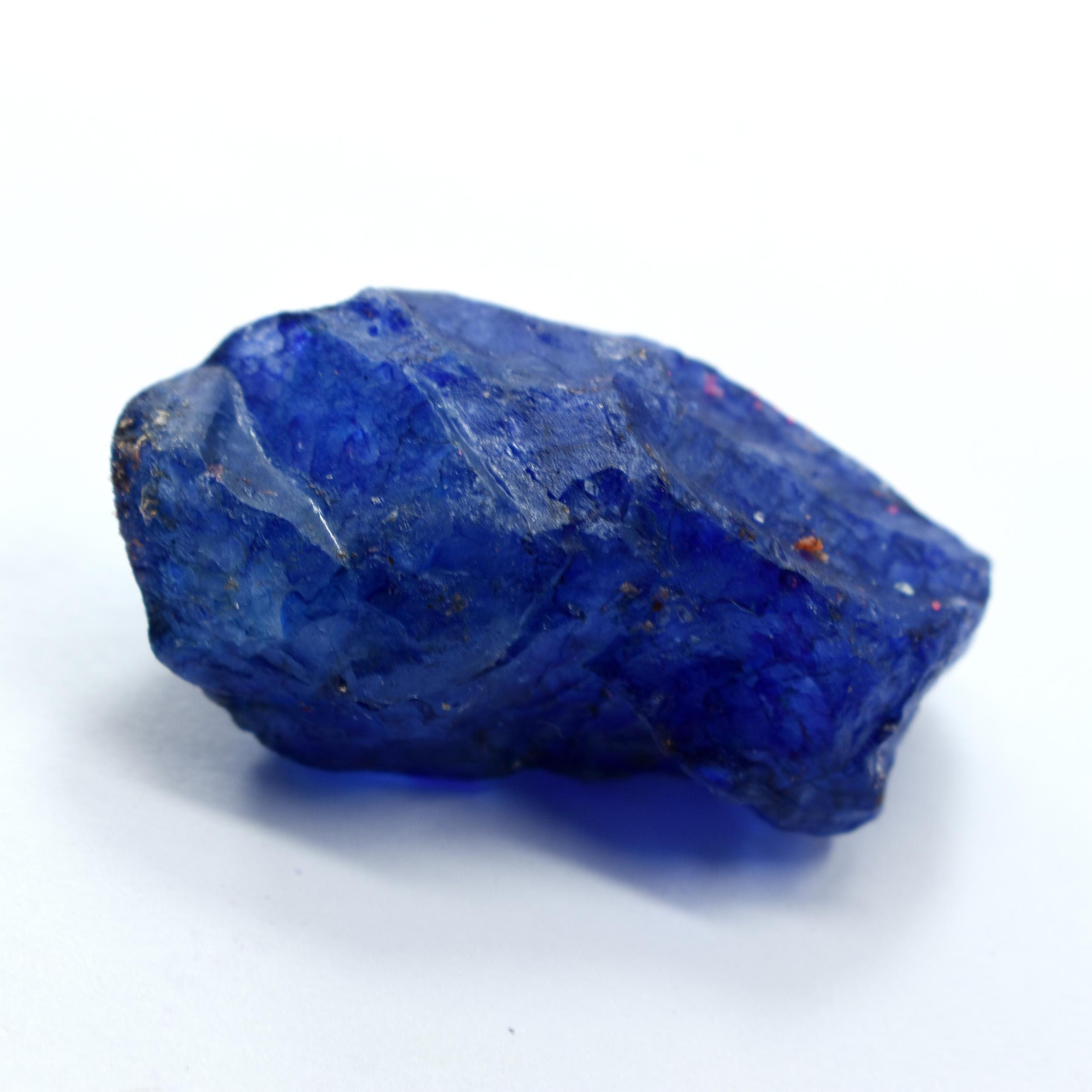 

112.55 Ct Natural Blue Sapphire Uncut Huge Size Rough Loose Gemstone CERTIFIED VA-355 42.3 mm approx синій