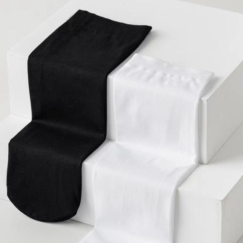 Socks Women'S Summer Thin Stockings Micro-Pressure Calf Socks Thin Leg Jk Knee Socks Black And White Stockings Zhuji Socks