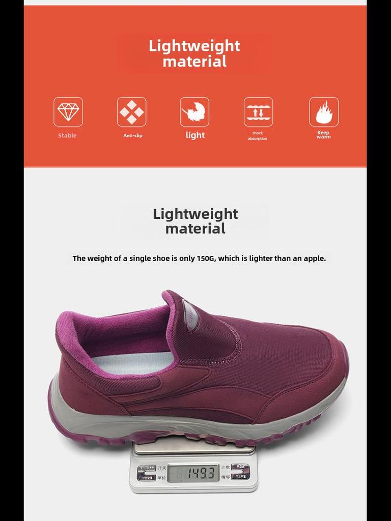 2024 Jesienne wygodne buty: Miękka Podeszwa Buty do Chodzenia dla Osób w Średnim i Starszym Wieku, Męskie i Damskie Ciepłe Pogrubione A110