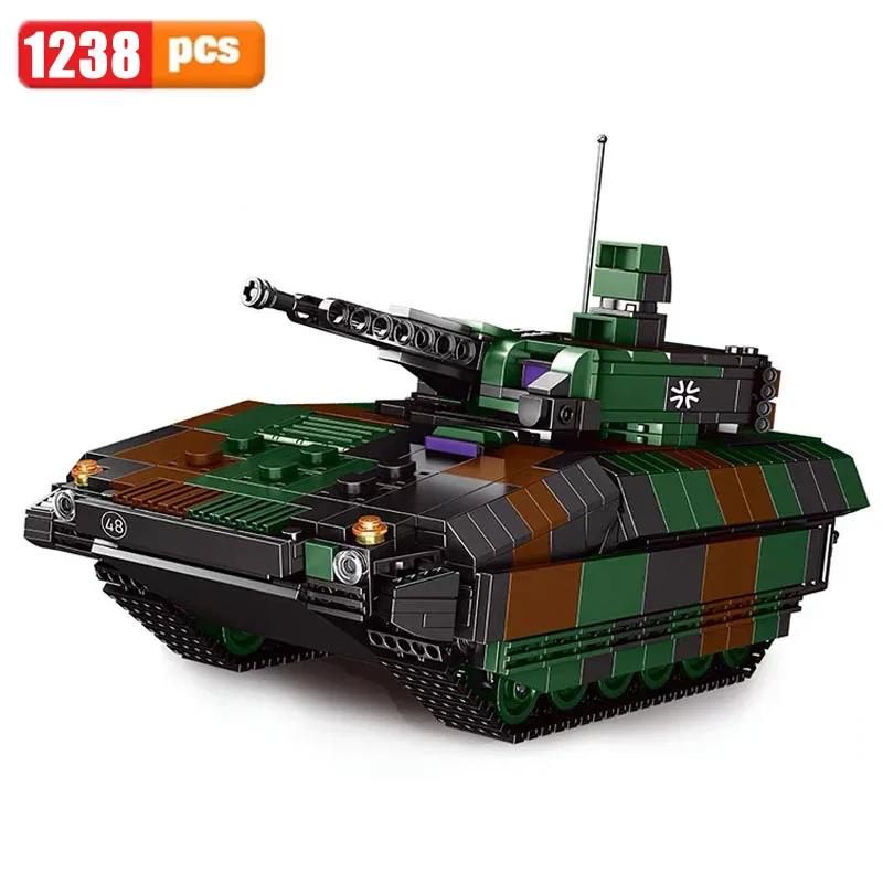 Militär ww2 Kanone Sturmpanzer Kampfpanzer Auto LKW Armee Waffe Bausteinsets Modell Jungen Spielzeug für Kinder Geschenk