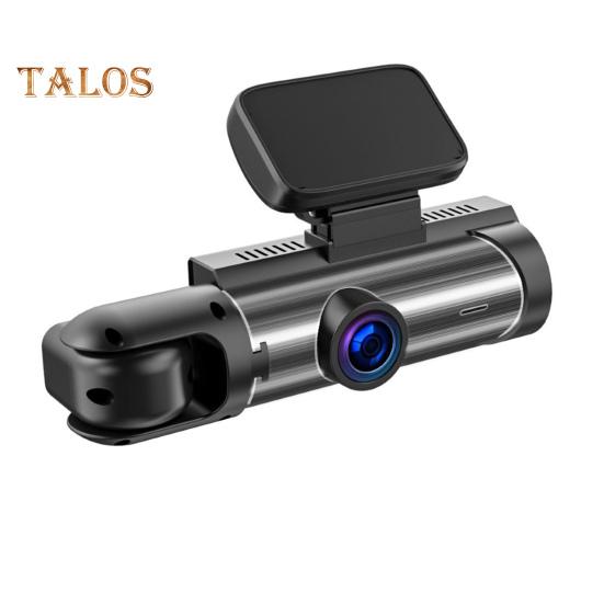 

Двойной видеорегистратор для автомобилей 1080P Передняя и задняя камера с ночным видением Циклическая запись WiFi Парковочный монитор Комплект для вождения Видеорегистратор чёрный